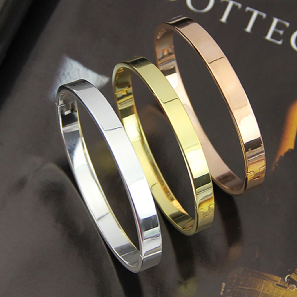 Vòng đeo tay titan kiểu dáng đơn giản và thời trang cho nữ