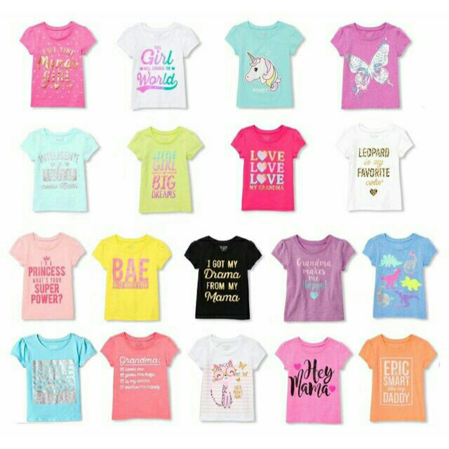 Áo phông bé gái Place- Hàng xuất dư