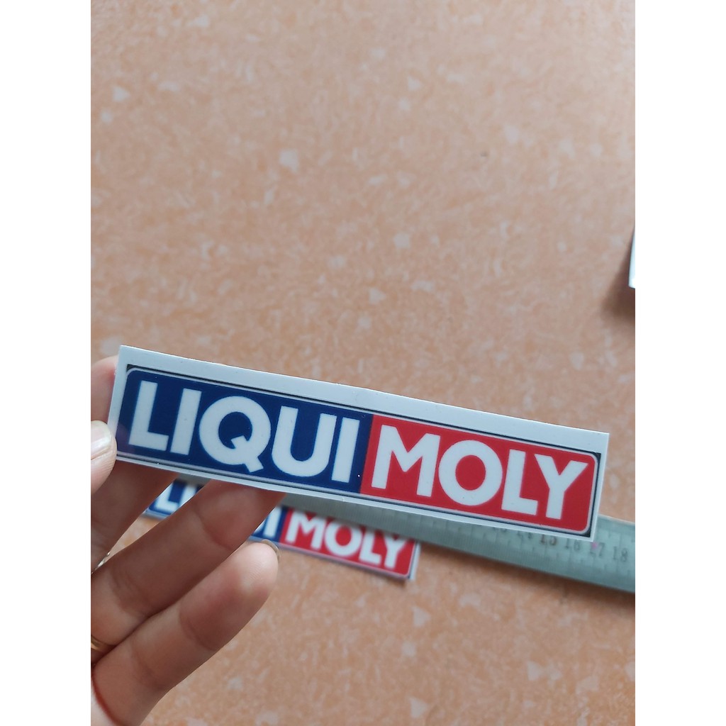 Tem Sticker LiQui Moly Dài Dán Xe Giá Rẻ