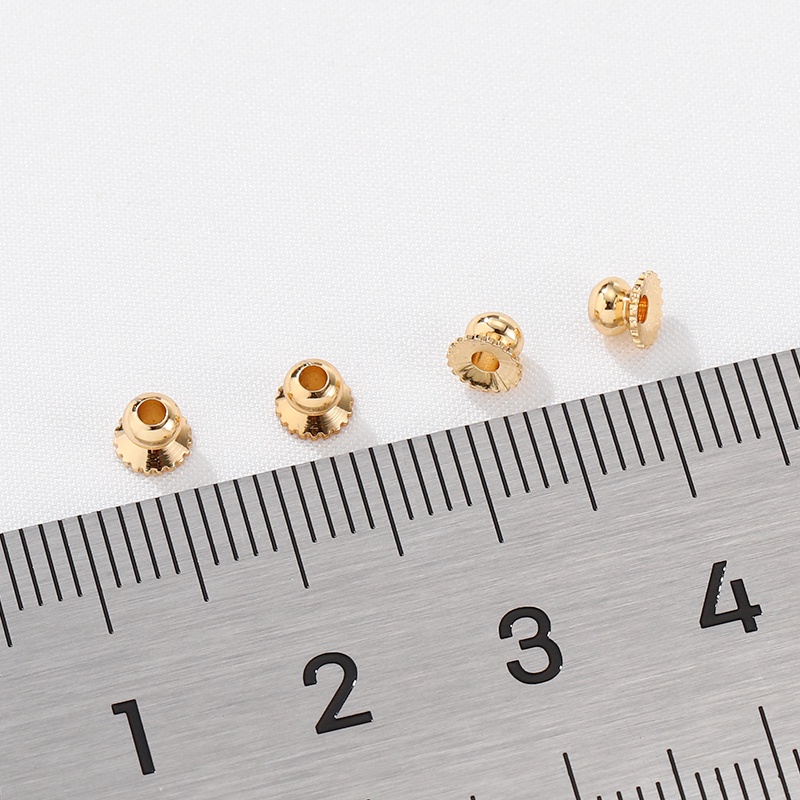 Bộ 10 Hạt Đồng 14K Nhiều Màu Sắc Dùng Làm Trang Sức diy