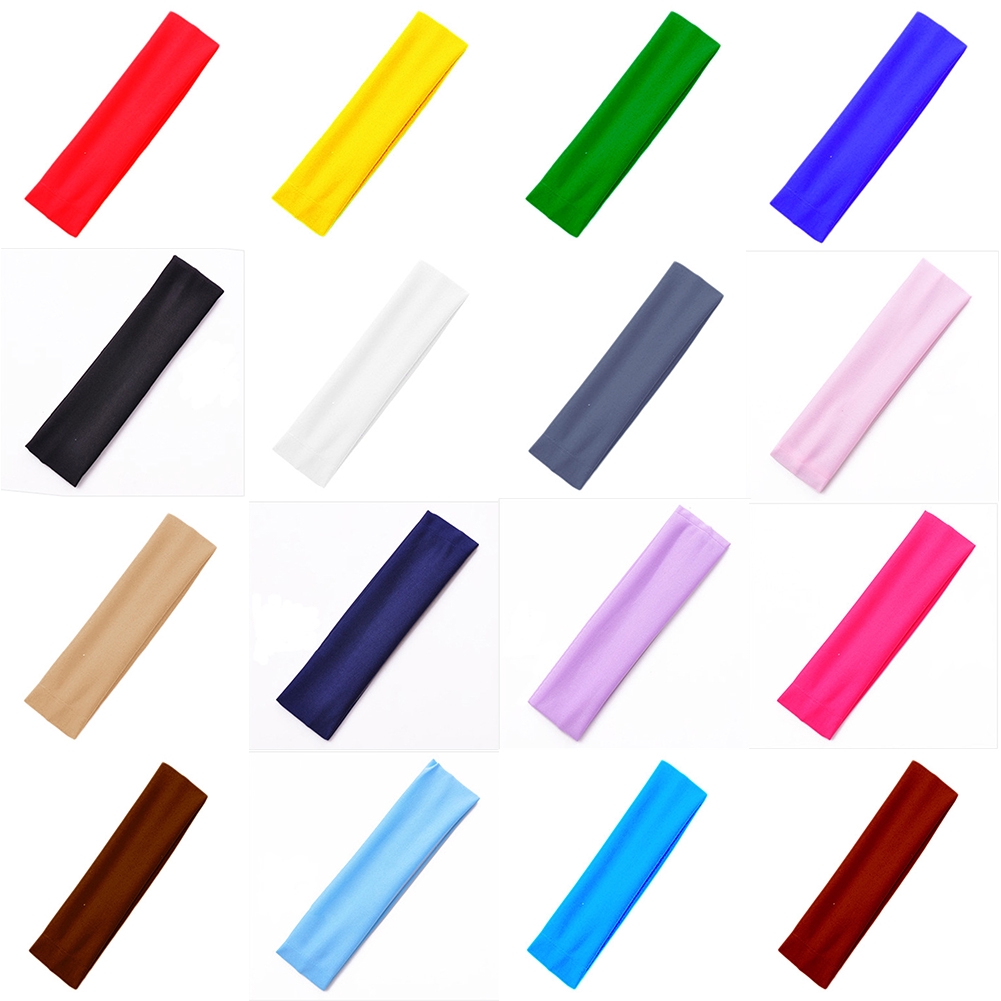 Băng đô màu kẹo ngọt thấm hút mồ hôi đa năng