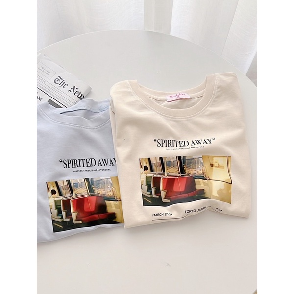 ATTK979-Áo thun in hình Spirited Away