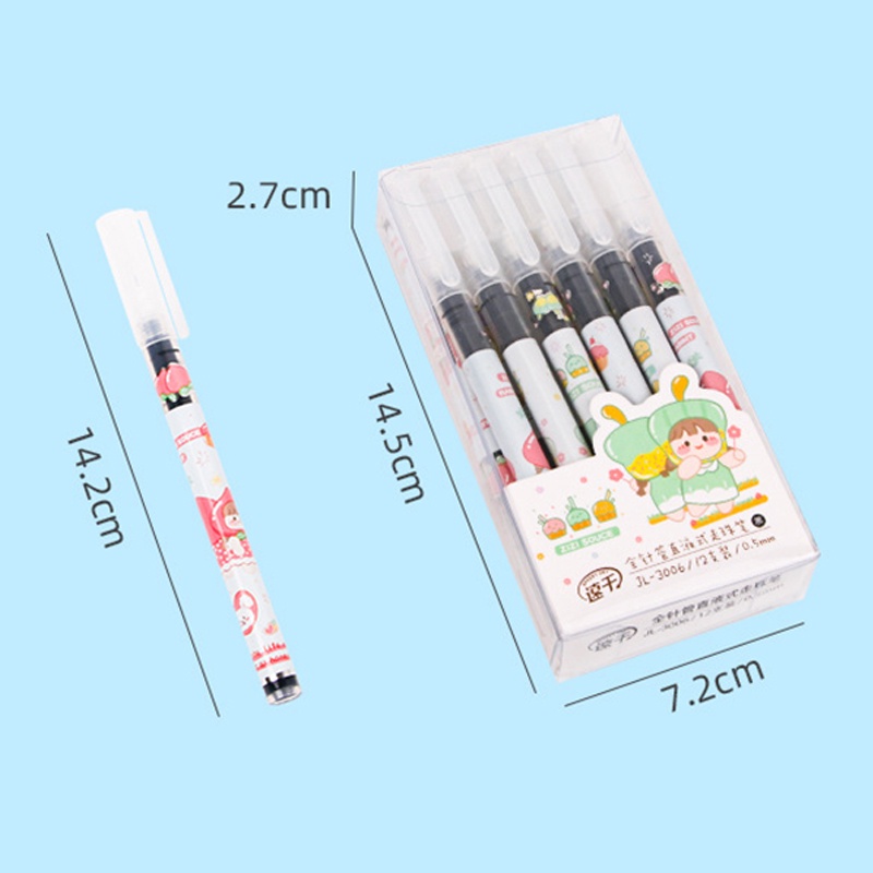 Set 12 Bút Ký Tên Màu Sắc Đơn Giản Cho Học Sinh/Văn Phòng