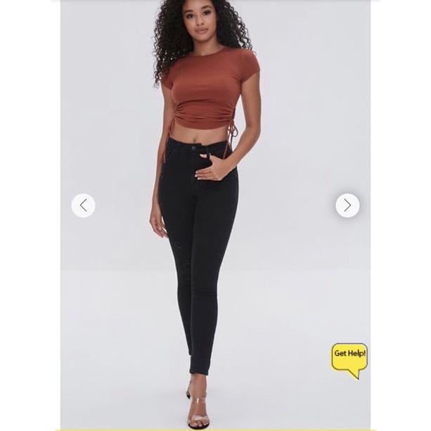 áo F21 croptop cột eo xuất xịn