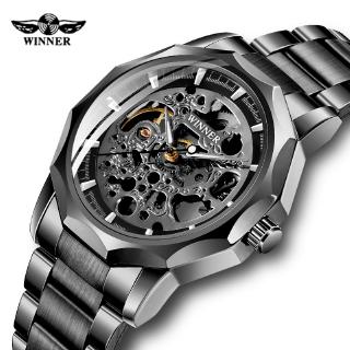 Đồng hồ cơ tự động kiểu dáng sang trọng dành cho nam hãng Winner