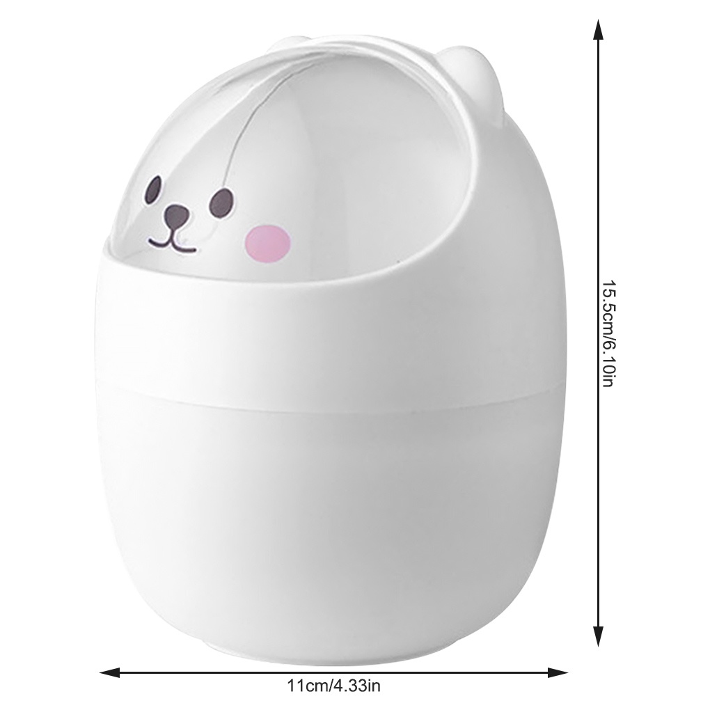 Thùng rác lật mini để bàn trang trí đẹp