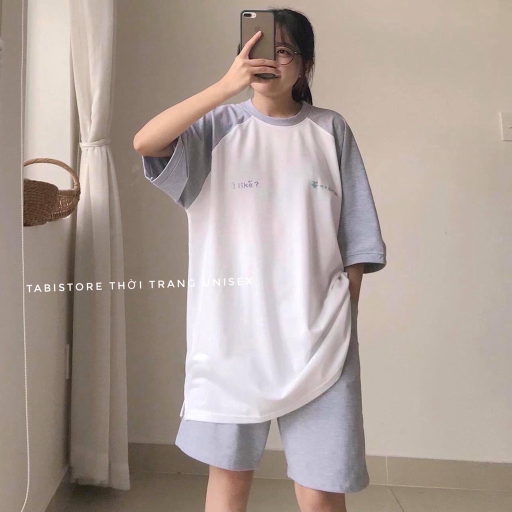 Set bộ áo và quần short dưới 65kg tabistore - I LIKE