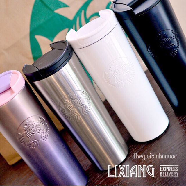 Ly giữ nhiệt stabuck dài inox 304 cao cấp