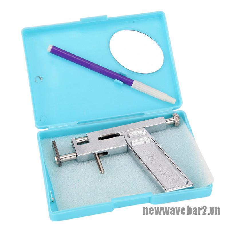 Bộ 2 Súng Đục Lỗ Mũi Bằng Thép Chuyên Nghiệp Kèm 98