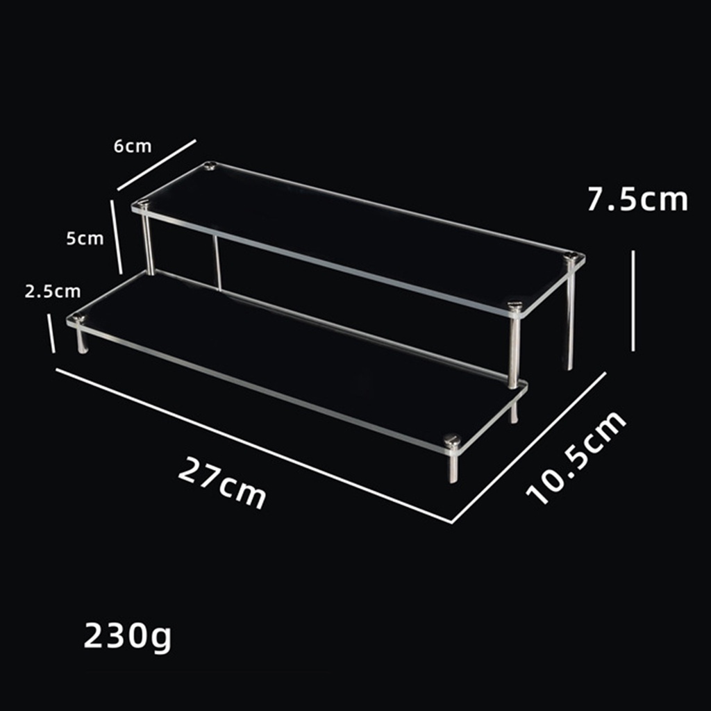 Kệ Trưng Bày Búp Bê Bằng Acrylic Trong Suốt