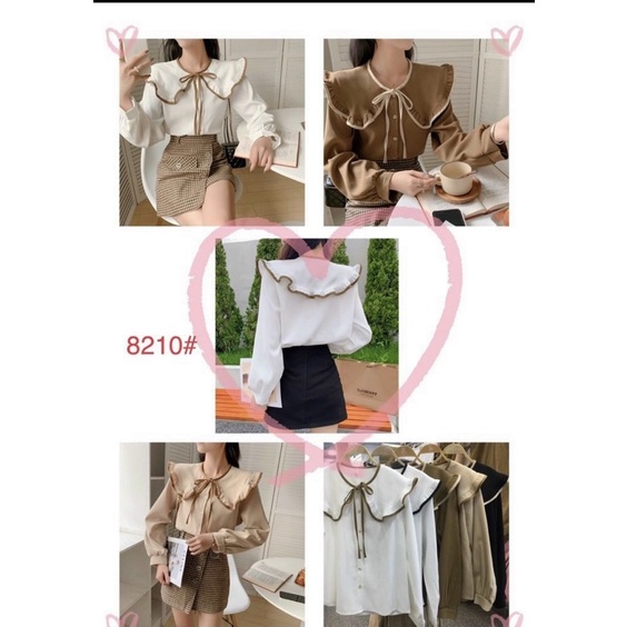 [HOT] Sơ Mi Tiểu Thư Cổ Sen