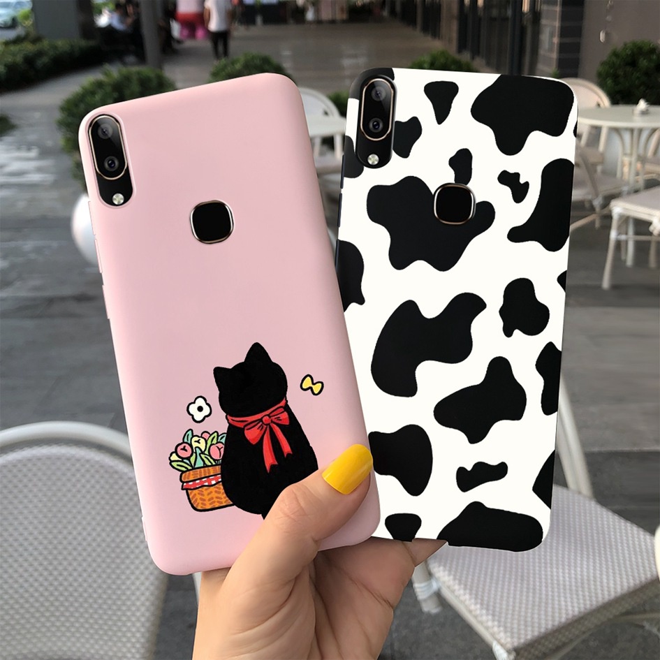 Ốp Điện Thoại Mềm Mặt Nhám Vẽ Họa Tiết Thời Trang Cho Vivo V11 V11i VivoV11 V 11 V 11i VivoV11i 1806 1804