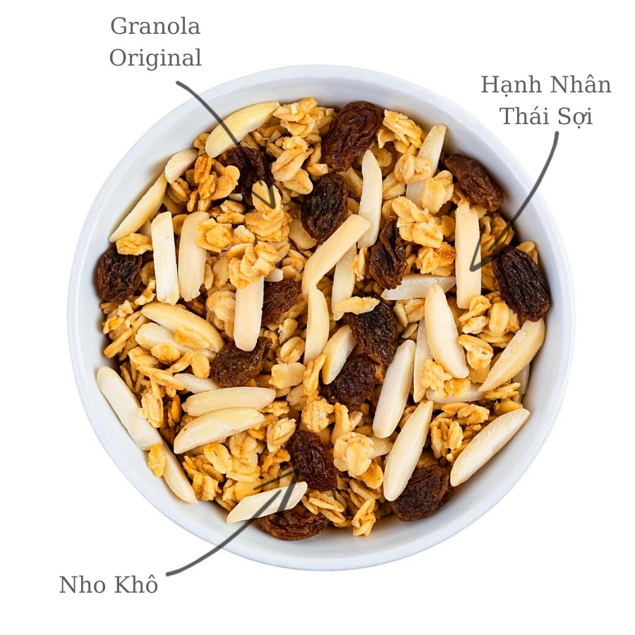 Ngũ Cốc Ăn Kiêng Granola Original Mix Hạnh Nhân Befresco | BigBuy360 - bigbuy360.vn
