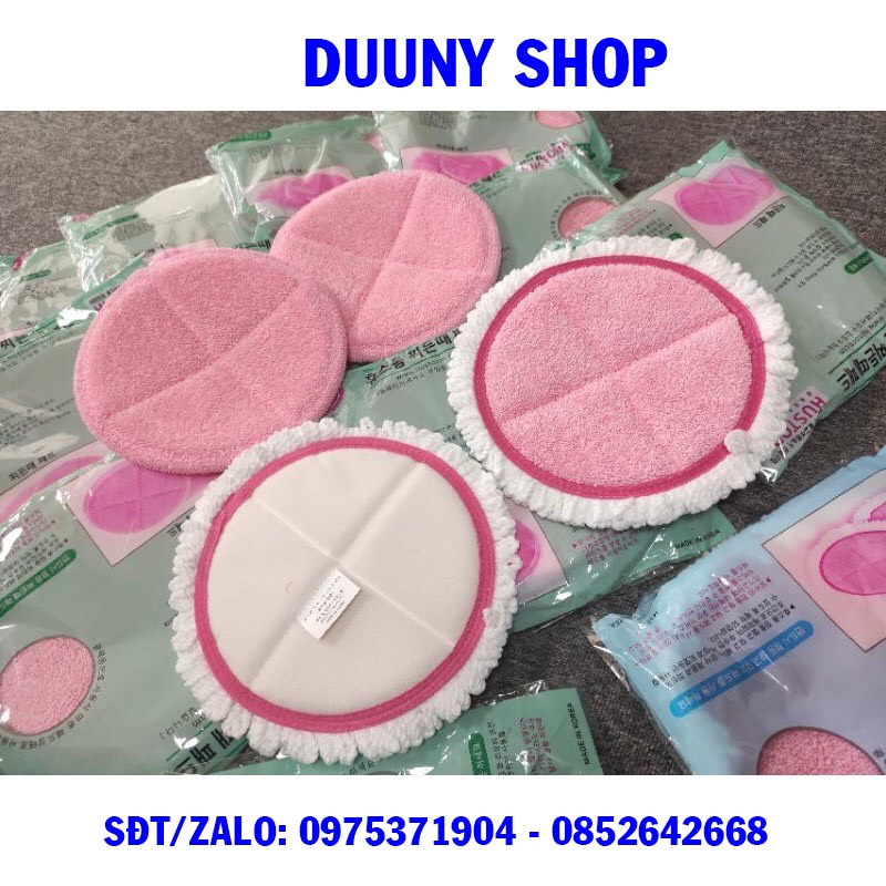 1 SET 2MIẾNG KHĂN LAU THAY THẾ CÂY LAU NHÀ HUSTORM, HÀN QUỐC CHÍNH HÃNG