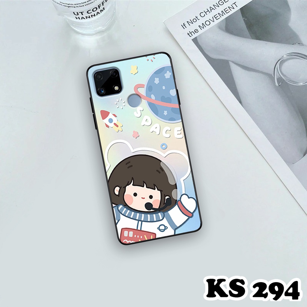 Ốp lưng Oppo Realme C25 - Realme C25y - Realme C25s - Ốp Oppo in hình Ngân hà &amp; Roro Jumb - Lưng nhám viền TPU