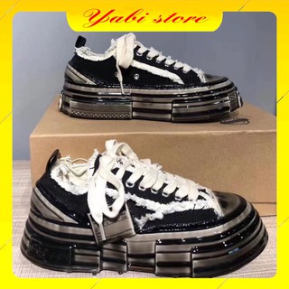 [Hot trend-Bản Trung] Giày sneaker xVESSEL nữ style rách cao 3,5-4cm - Yabi store
