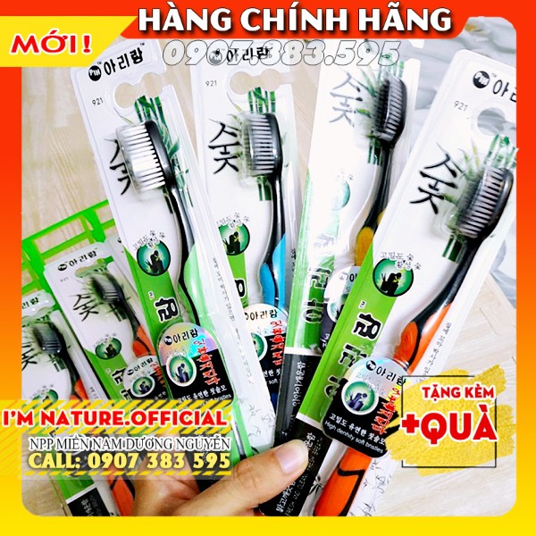 Bàn Chải Đánh Răng Than Tre Hoạt Tính Hàn Quốc