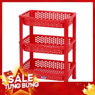 Kệ chén 💖𝑭𝑹𝑬𝑬𝑺𝑯𝑰𝑷💖 Kệ nhựa đựng chén ly - 3 Tầng Tiện Lợi