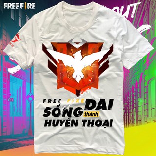 SALE- Áo Free Fire Rank Huyền Thoại FF - áo FF chất