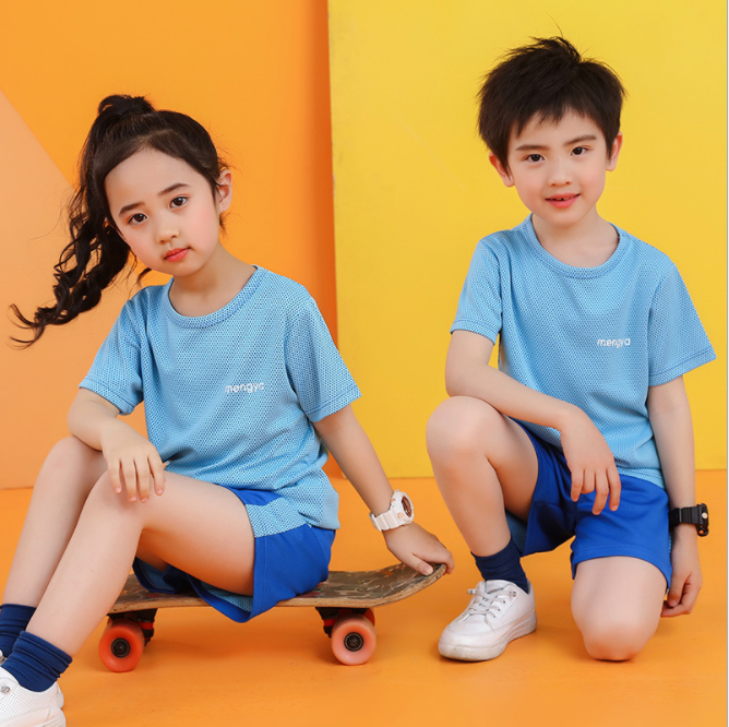 Bộ Đồ Thể Thao 2 Món Áo Thun + Quần short Thể Thao Cầu Lông/Bóng Rổ/Bóng Rổ Cho Bé 2-14 Tuổi Thời Trang Mùa Hè