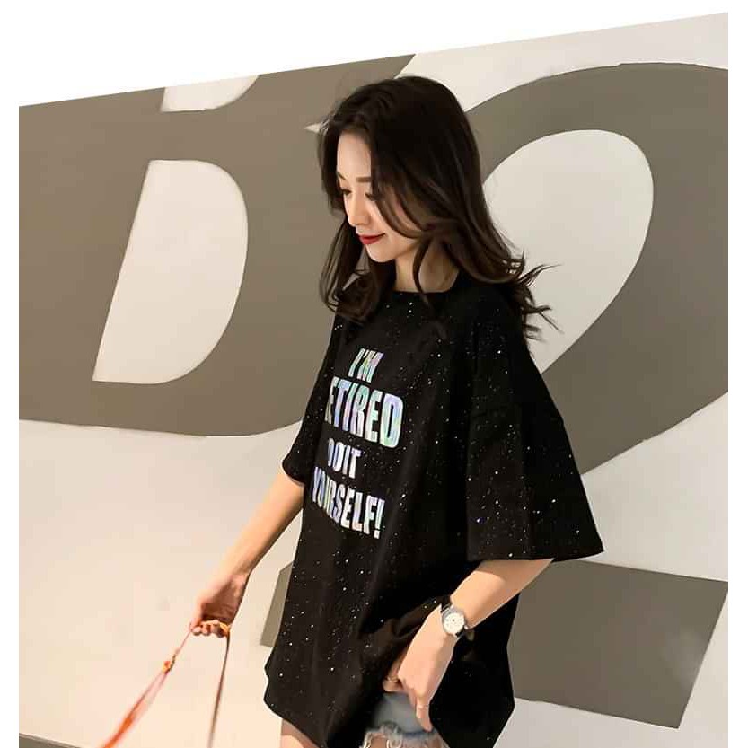 ÁO PHÔNG KIM SA PHẢN QUANG RETIRED ULZZANG - ÁO KIM TUYẾN YOURSELF