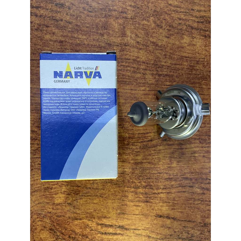 Bóng đèn H4 Narva 12V và 24V công suất cao, chiếu sáng tốt - DD0000005
