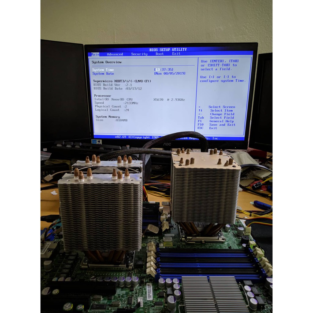 Main Supermicro X8DTi hỗ trợ 2 CPU Dual CPU xeon 1366 X5670 tương đương x8dtl