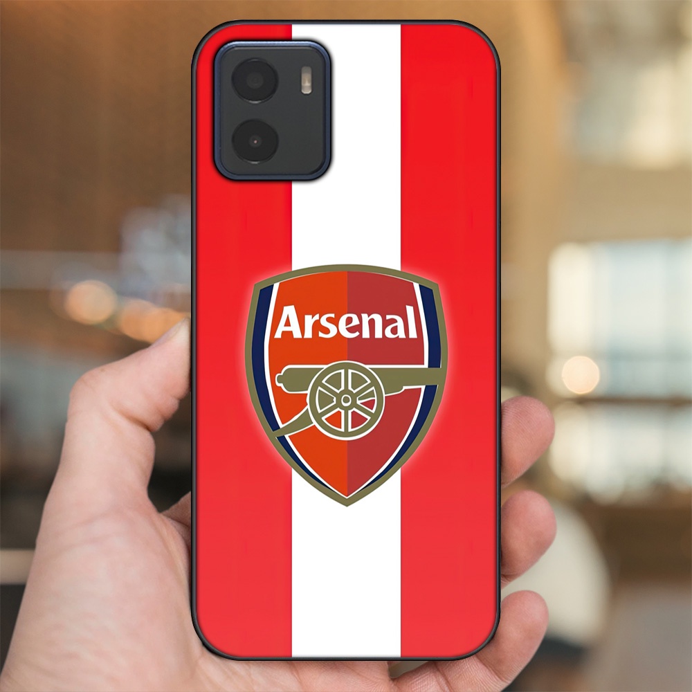 Ốp lưng Vivo Y15s, Y15a viền đen in hình Arsenal FC
