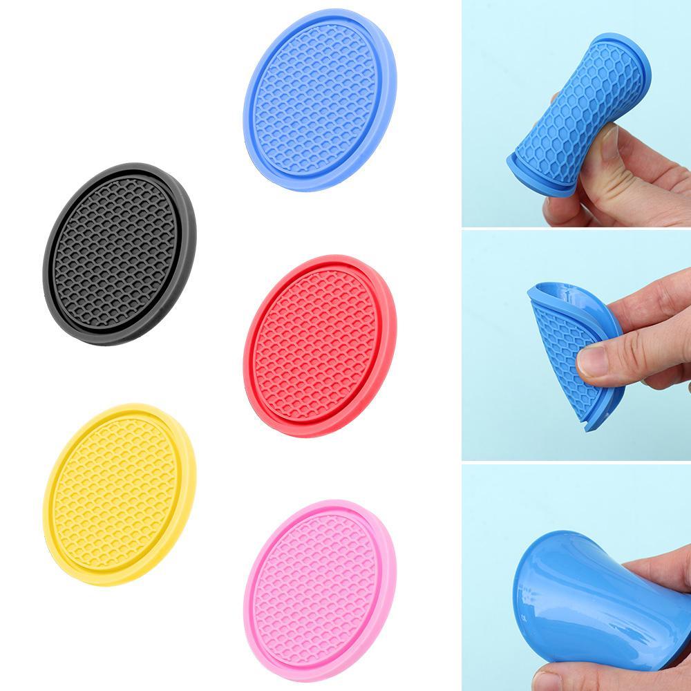 SHOUKEY Đế Lót Cốc Trà Bằng PVC Chống Trượt Hình Hoa Trang Trí Xe Hơi