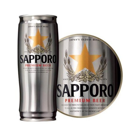 Bia Sapporo Premium Silver Cup  330ml - 650ml Can-ALC. 5.0%