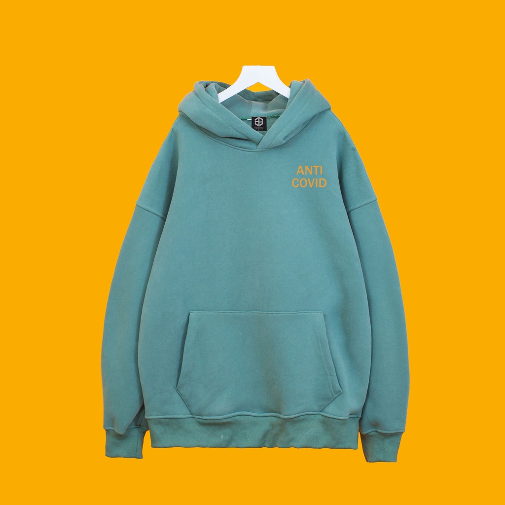 Áo Nỉ Hoodie ANTI COVID  Dogo Store , áo hoodie nam nữ nỉ bông cotton