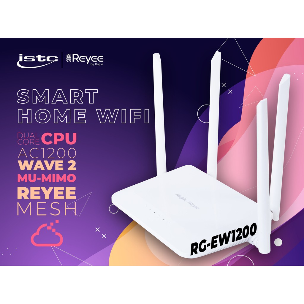 Thiết bị mạng Wi-Fi mesh RUIJIE RG-EW1200