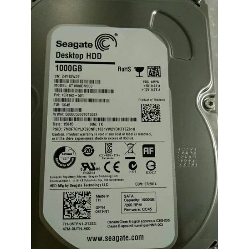 Ổ Cứng Hdd 1 Tb Hiệu Seagate | BigBuy360 - bigbuy360.vn