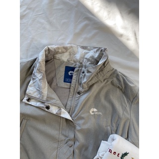 [2HAND] [HÀNG HIỆU] [RẤT MỚI] ÁO KHOÁC DÙ JACKET THỂ THAO AUTH KOREA (MÀU XÁM SÁNG)