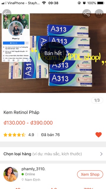Kem retinol a313 chuẩn nội địa Pháp | BigBuy360 - bigbuy360.vn