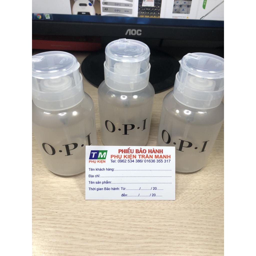 Lọ đựng acetone opi