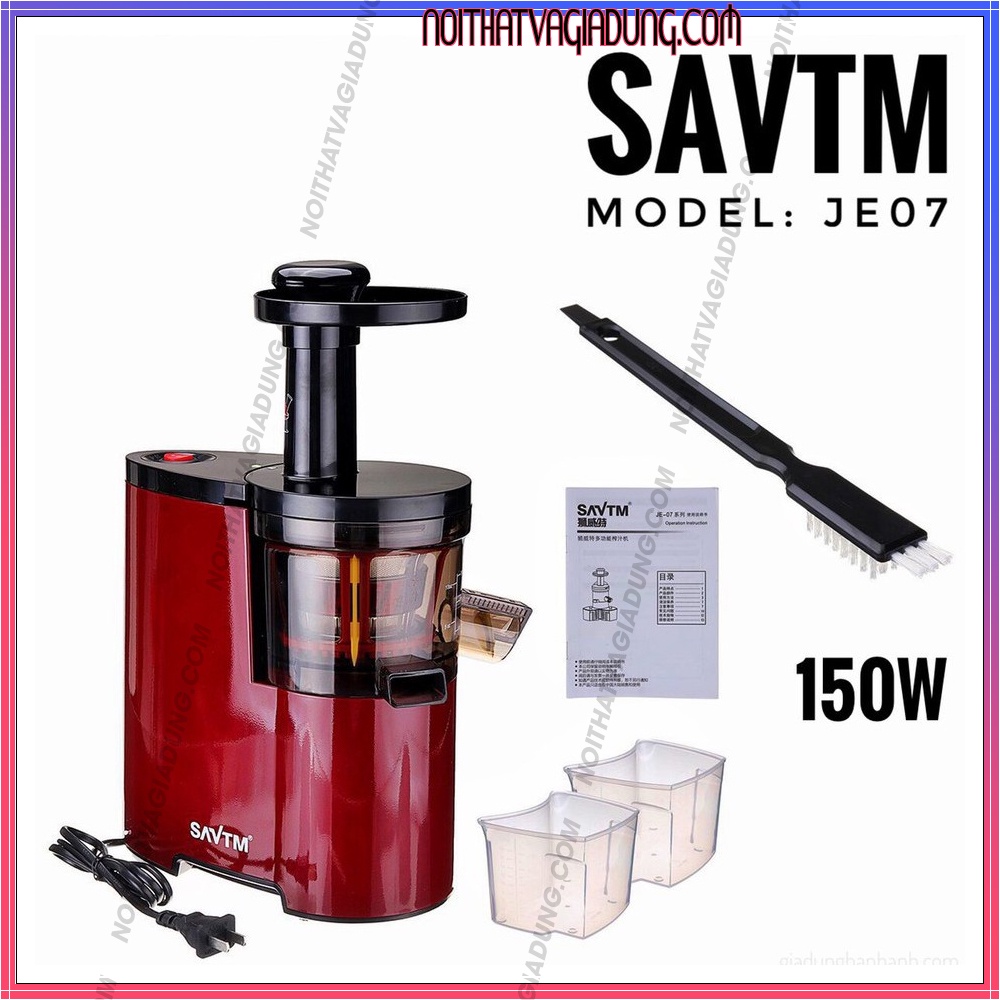 Máy Ép Chậm SAVTM JE07, HONGXIN RH-312 Ép Trái Cây Ép Hoa Quả Tốc Độ Chậm Chính Hãng Nội Địa Trung