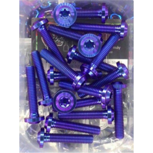 Ốc Titan GR5 M8*40 sử dụng nhớt lap xe tay ga, giữ chảng ba xe sonic, satria, raider