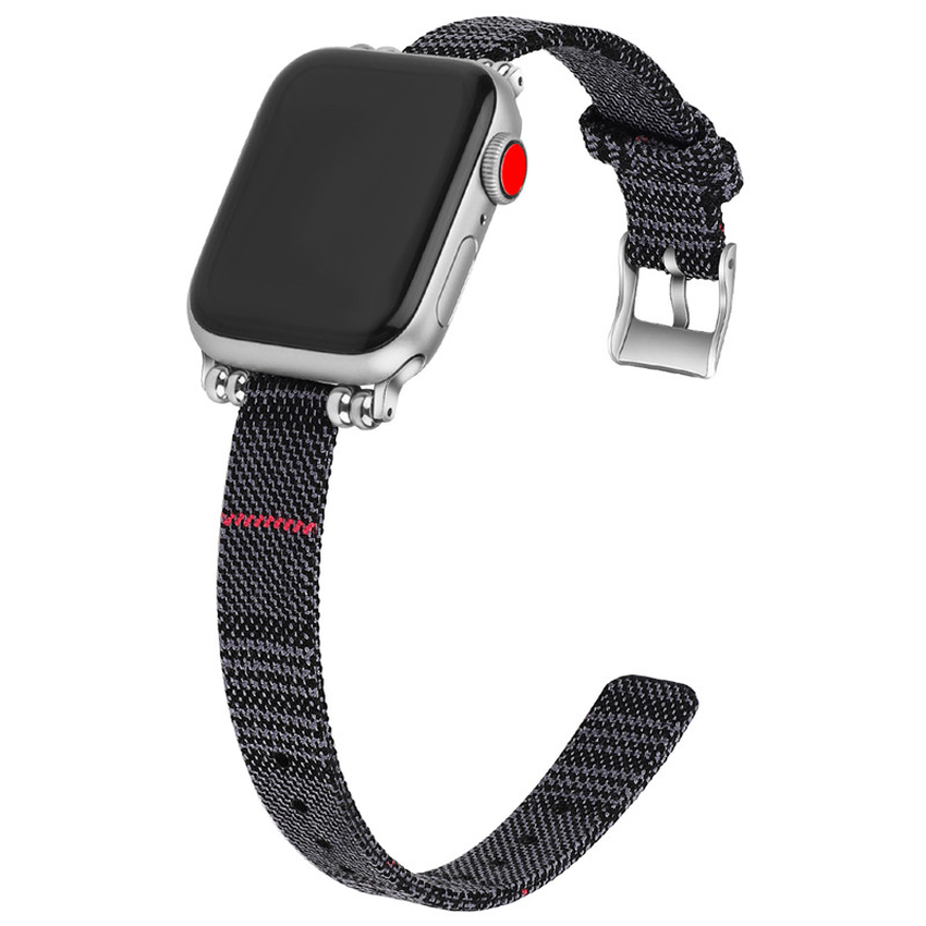 Dây Đeo Bằng Vải Dù Cho Đồng Hồ Thông Minh Apple Watch Series 6 5 4 3 2 1 40mm 44mm 38mm 42mm