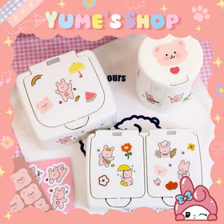 [TẶNG KÈM STICKER] Hộp Đựng Sticker, Đồ Dùng Tiện Lợi