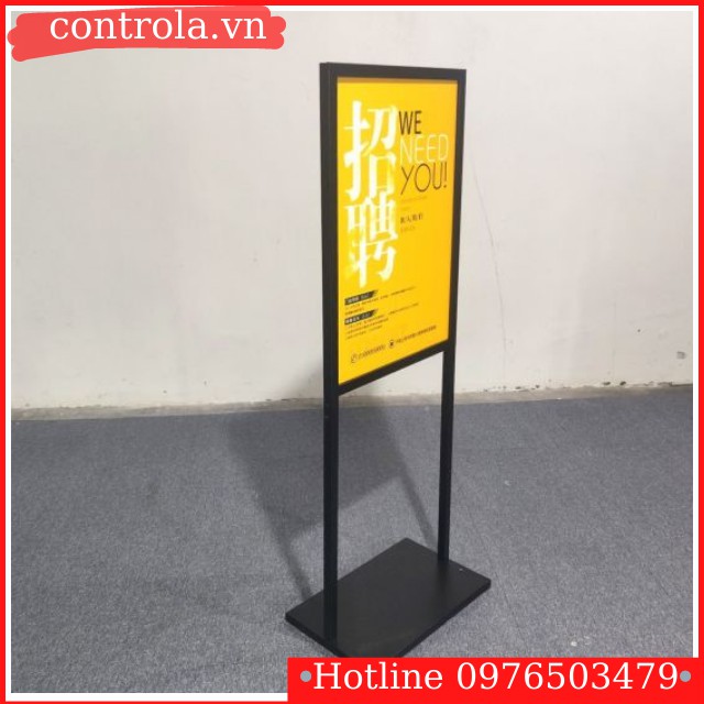 STANDEE BIỂN CHỈ DẪN QUẢNG CÁO NGOÀI TRỜI BẰNG SẮT 60x80CM CONTROL A DISPLAY