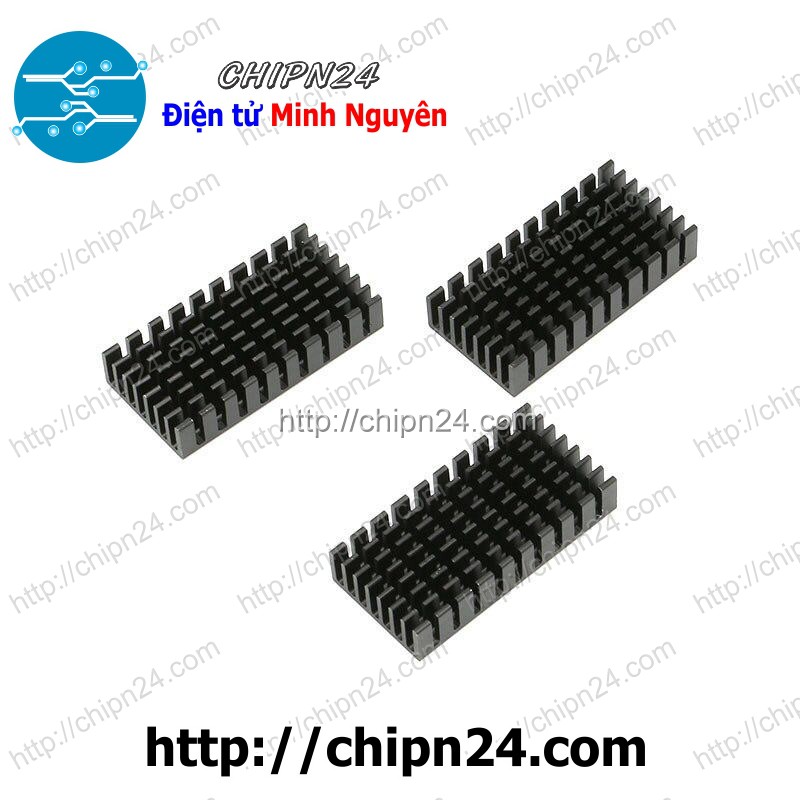 [1 CÁI] Tản nhiệt TN29 50x25x10MM ĐEN