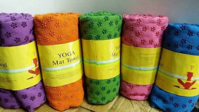 Khăn trải thảm yoga hạt cao su Mat Tower (tặng túi)