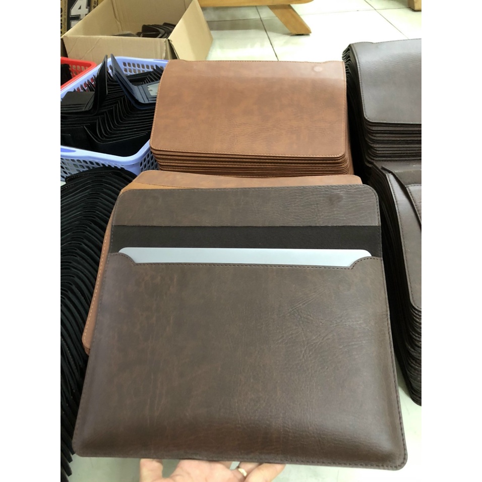 Bao Da Macbook Laptop Surface Chống Sốc Chống Thấm Kháng Nước Túi Da Thời Trang 13,3; 14 ;15.6 inch