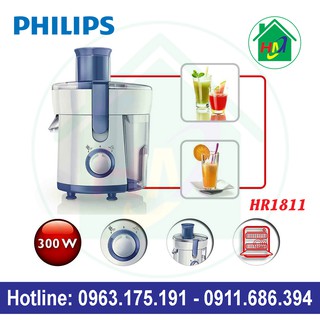 Máy Ép Nước Trái Cây Philips HR1811