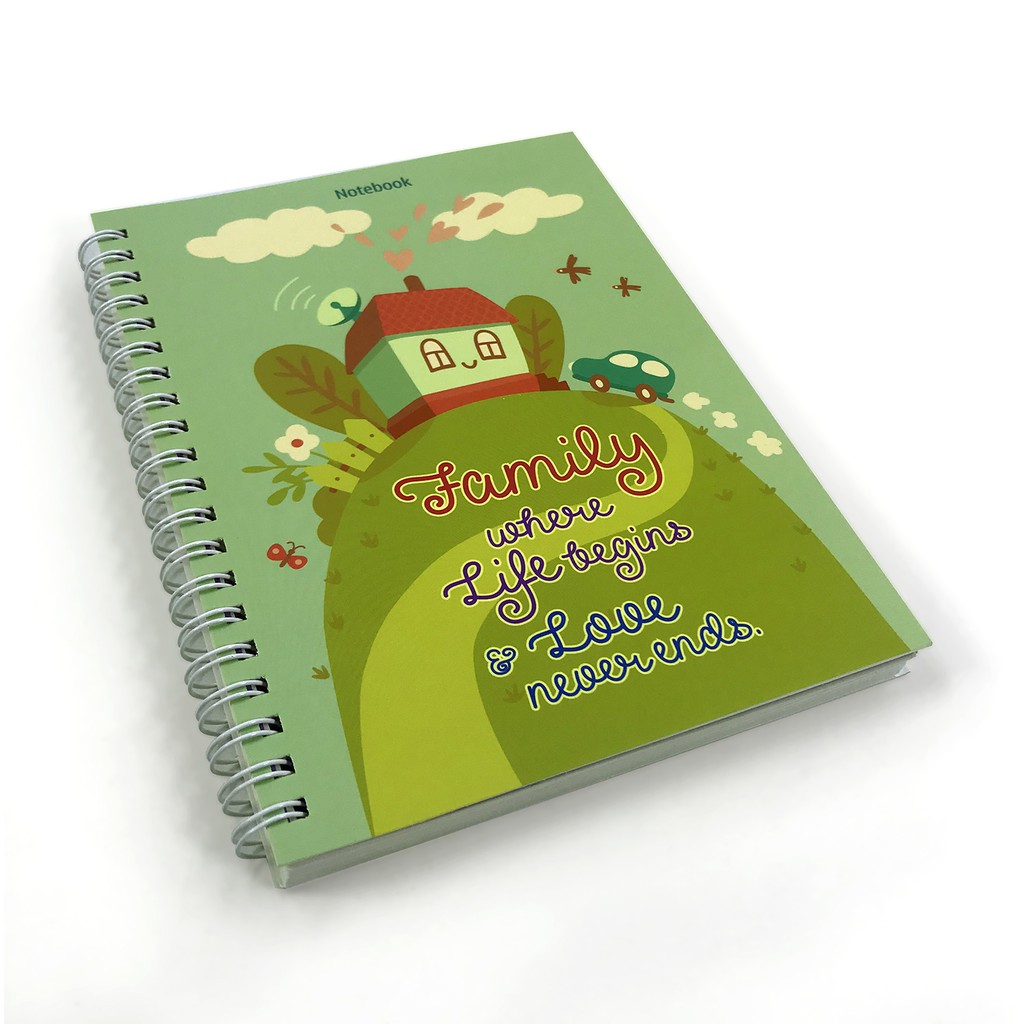 Sổ tay Notebook - Gia đình thân yêu - Family where life begins and Love never ends