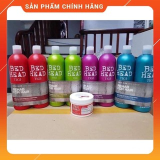 Cặp dầu gội xả tigi bed head 750ml có bill