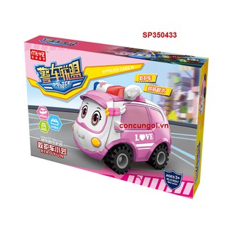 Đồ chơi logo ráp xe Poli robocar,  JC18004
