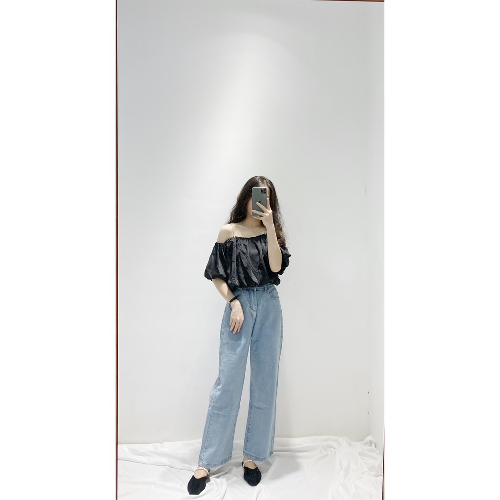 (FREESHIP) áo trễ vai trơn dây Ulzzang