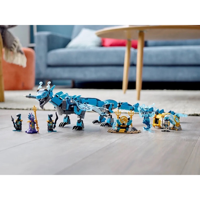 Mô hình lắp ráp Ninjago Lari Tank 60084 71754 Water Dragon - Đồ chơi trẻ em Rồng nước Rồng thần đại dương